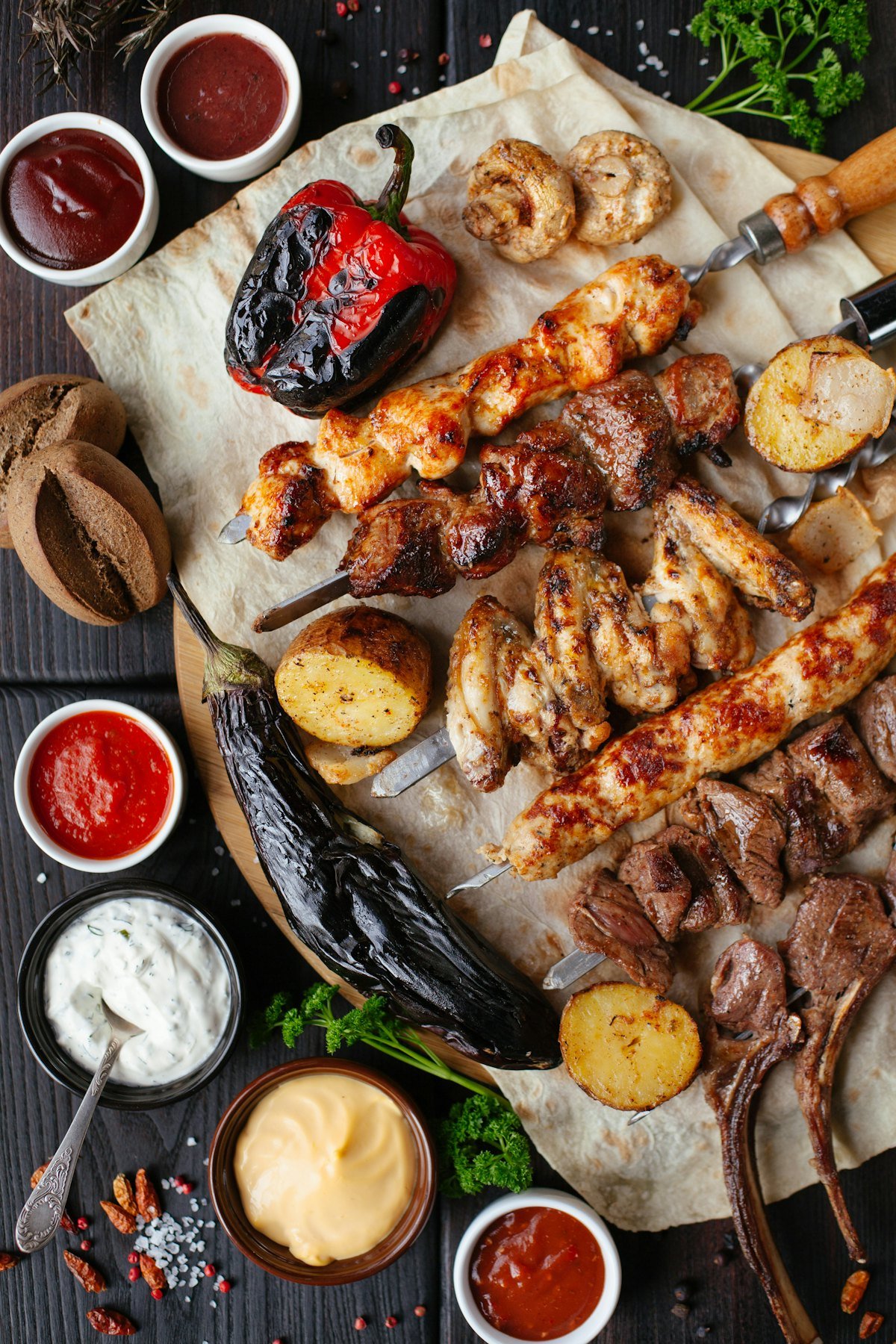 Açık ateş mutfağı steak ritüeli